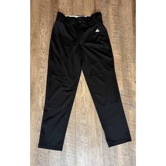 ADIDAS Relaxed Fit Boy's TRAINING Pant #BBA12016 Black Size: XL Baseball - Picture 1 of 9